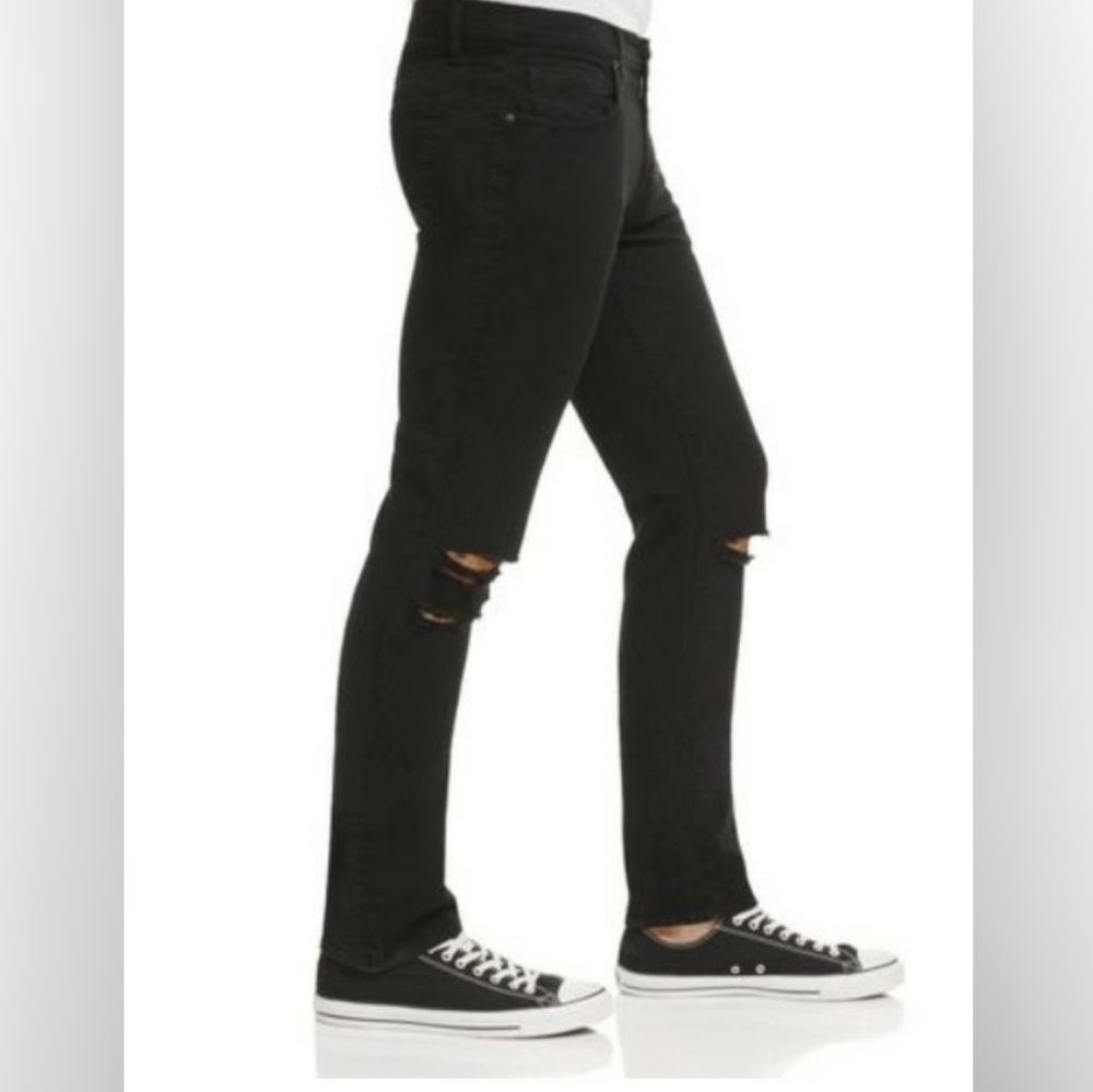 mens j brand tyler slim stretch black twill pants - Picture 3 of 8